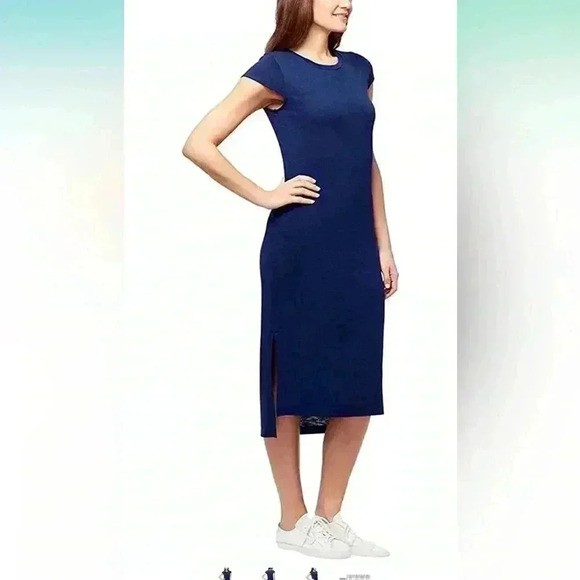 Jessica Simpson midi dress, Navy, Small, NWT. - Picture 1 of 3